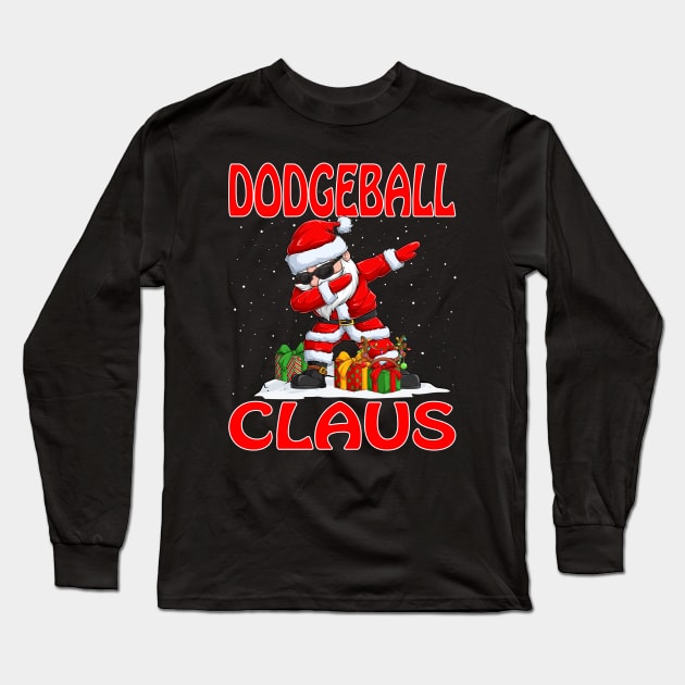 Dodgeball Santa Claus Reindeer Christmas Matching Costume Long Sleeve T-Shirt by intelus